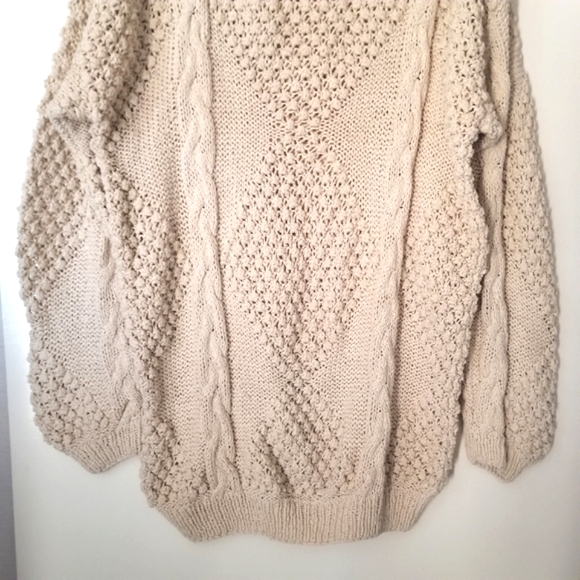Silk Club 100% Silk Textured Sweater Size L - Picture 6 of 11